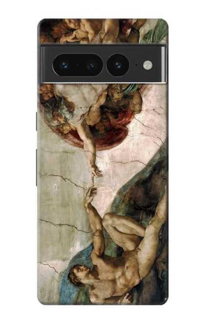 S0179 Michelangelo Creation of Adam Case For Google Pixel 7 Pro