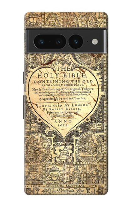 S0330 Bible Page Case For Google Pixel 7 Pro