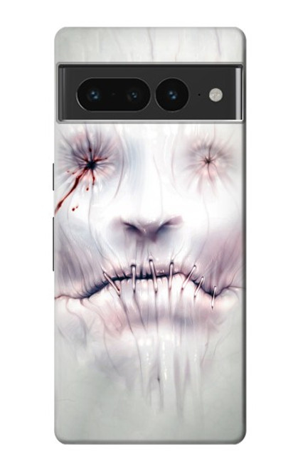 S0884 Horror Face Case For Google Pixel 7 Pro