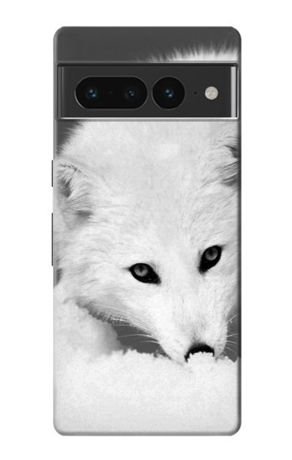 S2569 White Arctic Fox Case For Google Pixel 7 Pro