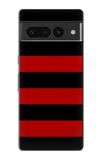 S2638 Black and Red Striped Case For Google Pixel 7 Pro