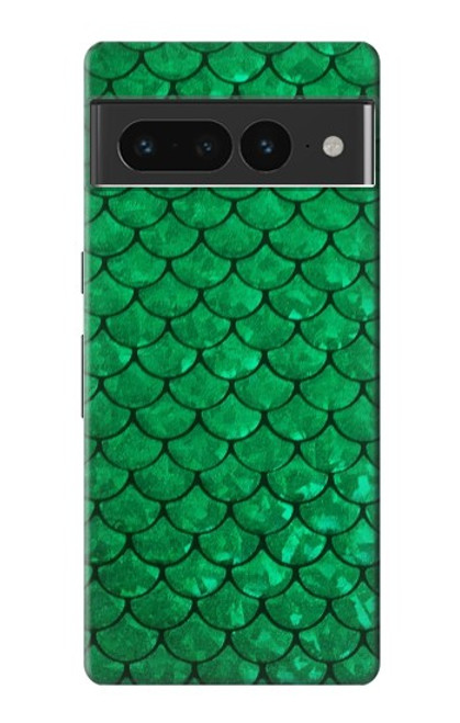 S2704 Green Fish Scale Pattern Graphic Case For Google Pixel 7 Pro