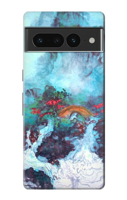 S2724 White Dragon Pool Lui Haisu Case For Google Pixel 7 Pro