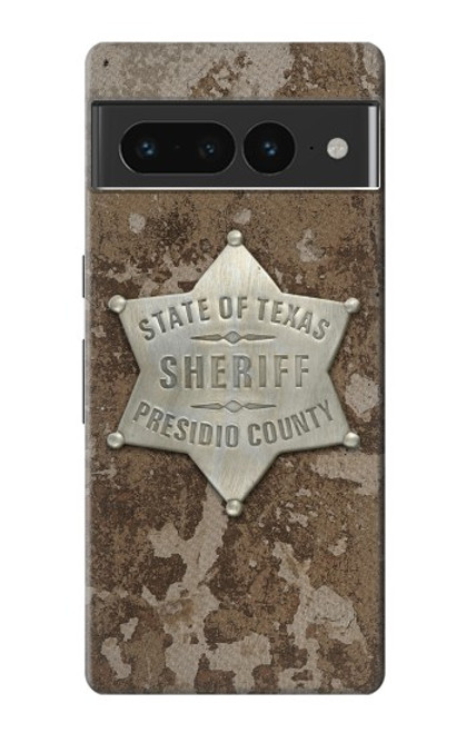 S2868 Texas Presidio County Sheriff Badge Case For Google Pixel 7 Pro