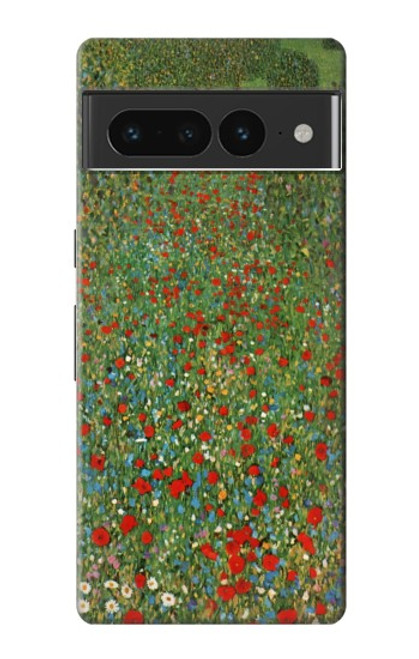 S2872 Gustav Klimt Poppy Field Case For Google Pixel 7 Pro