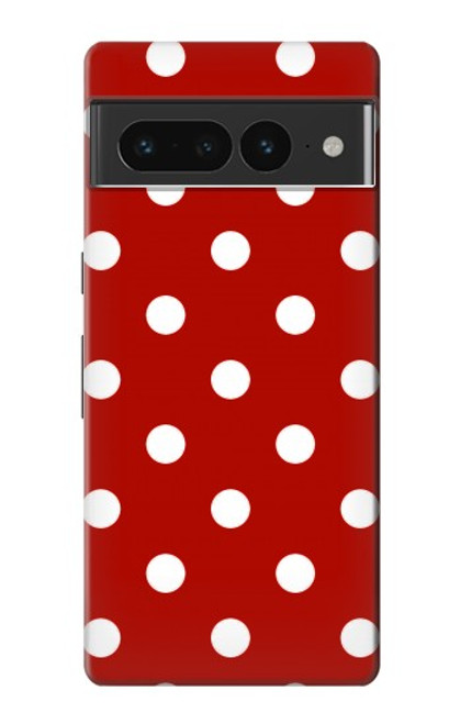 S2951 Red Polka Dots Case For Google Pixel 7 Pro