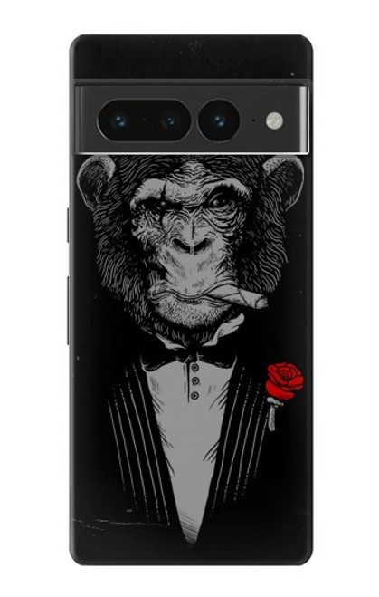 S3167 Funny Monkey God Father Case For Google Pixel 7 Pro