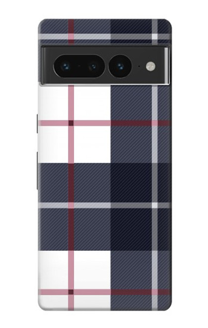 S3452 Plaid Fabric Pattern Case For Google Pixel 7 Pro S3452 Plaid Fabric Pattern Case For Google Pixel 7 Pro