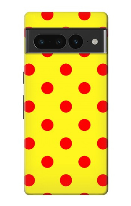 S3526 Red Spot Polka Dot Case For Google Pixel 7 Pro