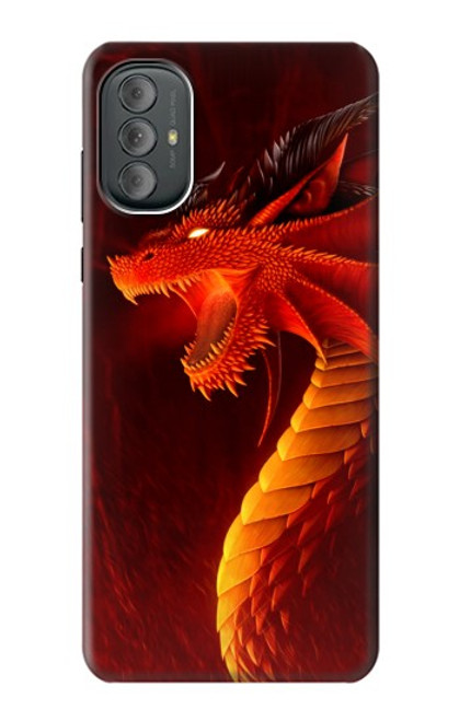 S0526 Red Dragon Case For Motorola Moto G Power 2022, G Play 2023