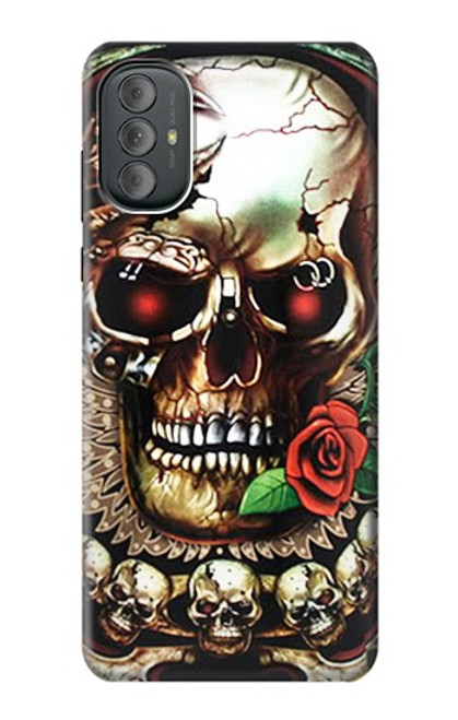 S0753 Skull Wing Rose Punk Case For Motorola Moto G Power 2022, G Play 2023