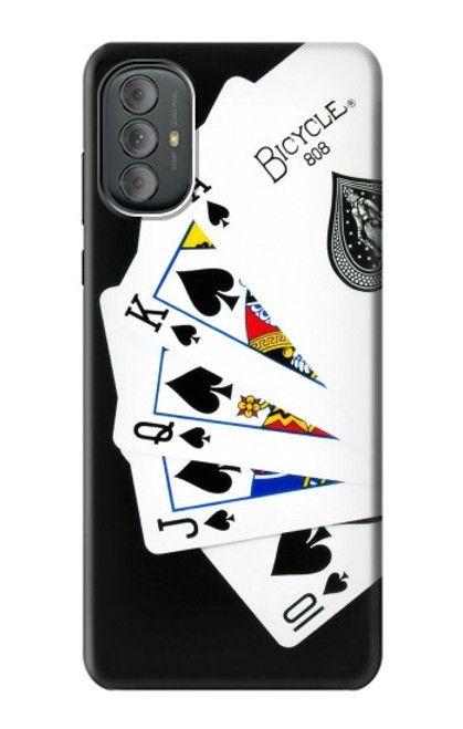 S1078 Poker Royal Straight Flush Case For Motorola Moto G Power 2022, G Play 2023