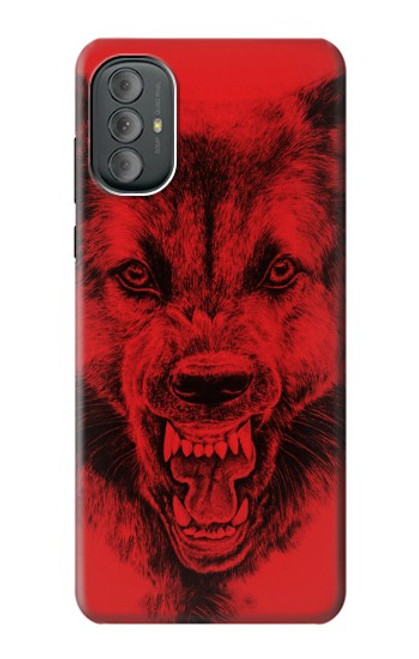 S1090 Red Wolf Case For Motorola Moto G Power 2022, G Play 2023