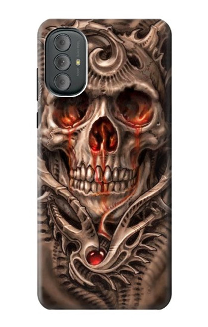 S1675 Skull Blood Tattoo Case For Motorola Moto G Power 2022, G Play 2023