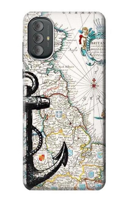S1962 Nautical Chart Case For Motorola Moto G Power 2022, G Play 2023