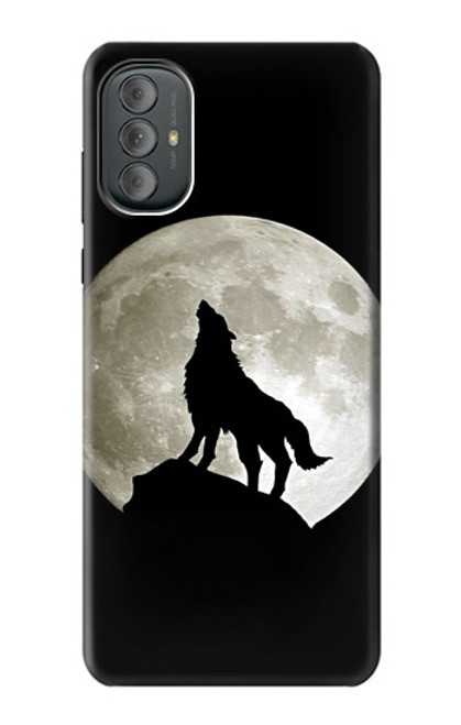 S1981 Wolf Howling at The Moon Case For Motorola Moto G Power 2022, G Play 2023