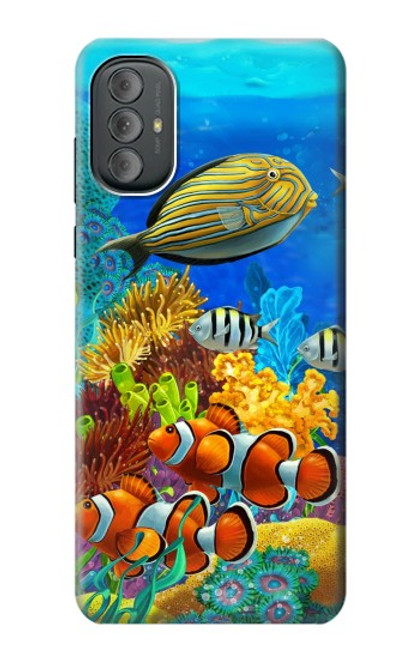 S2568 Sea Seabed Fish Corals Underwater Ocean Case For Motorola Moto G Power 2022, G Play 2023