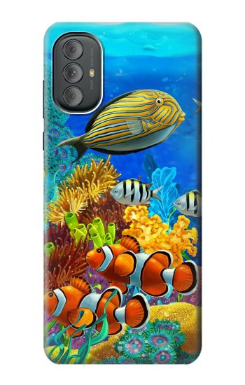 S2568 Sea Seabed Fish Corals Underwater Ocean Case For Motorola Moto G Power 2022, G Play 2023
