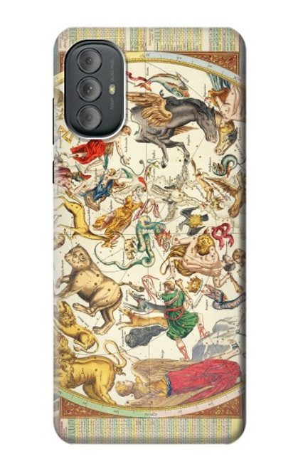 S3145 Antique Constellation Star Sky Map Case For Motorola Moto G Power 2022, G Play 2023