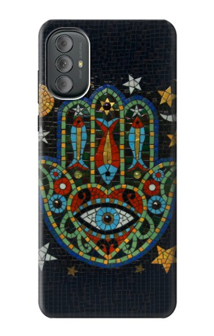 S3175 Hamsa Hand Mosaics Case For Motorola Moto G Power 2022, G Play 2023