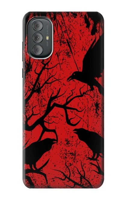 S3325 Crow Black Blood Tree Case For Motorola Moto G Power 2022, G Play 2023