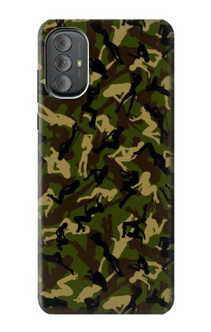 S3356 Sexy Girls Camo Camouflage Case For Motorola Moto G Power 2022, G Play 2023