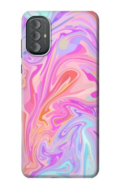 S3444 Digital Art Colorful Liquid Case For Motorola Moto G Power 2022, G Play 2023