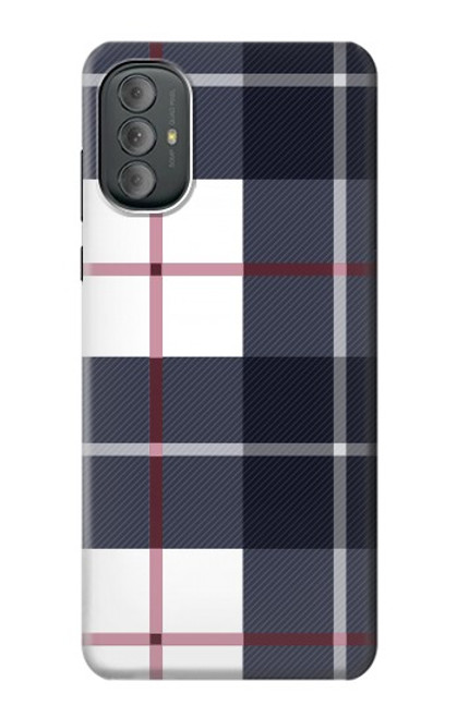 S3452 Plaid Fabric Pattern Case For Motorola Moto G Power 2022, G Play 2023