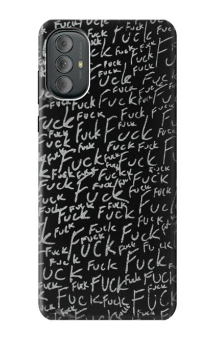 S3478 Funny Words Blackboard Case For Motorola Moto G Power 2022, G Play 2023