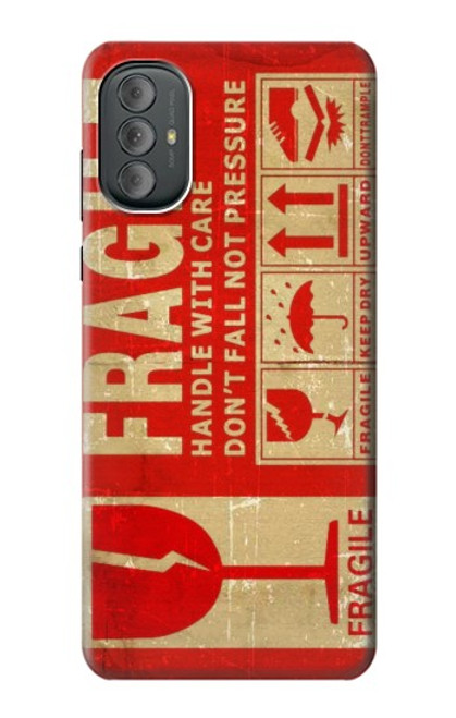 S3552 Vintage Fragile Label Art Case For Motorola Moto G Power 2022, G Play 2023