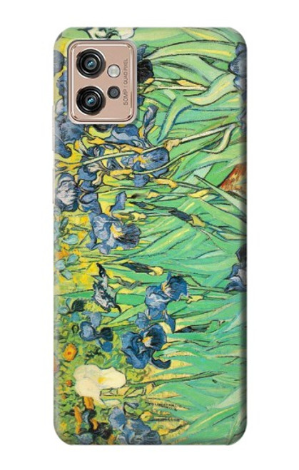 S0210 Van Gogh Irises Case For Motorola Moto G32