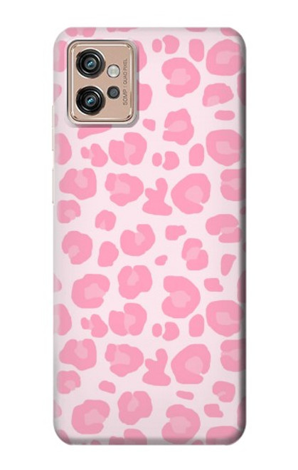 S2213 Pink Leopard Pattern Case For Motorola Moto G32