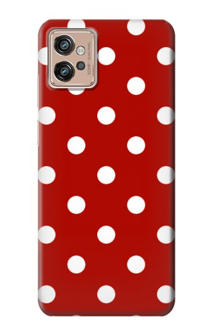 S2951 Red Polka Dots Case For Motorola Moto G32