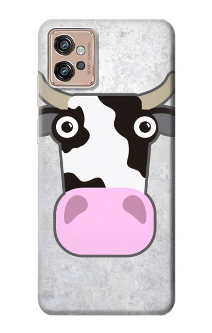 S3257 Cow Cartoon Case For Motorola Moto G32