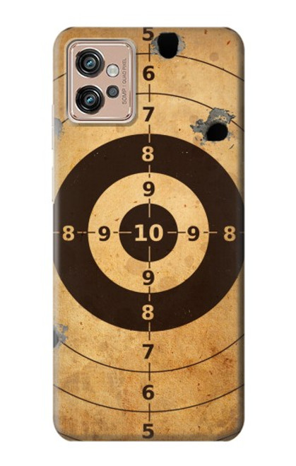 S3894 Paper Gun Shooting Target Case For Motorola Moto G32