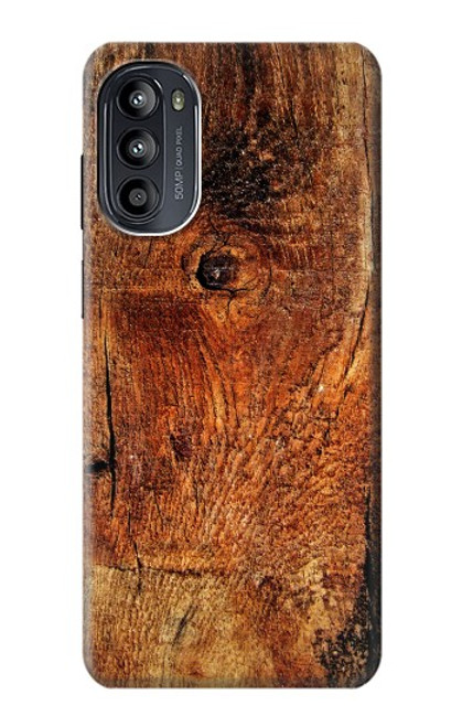 S1140 Wood Skin Graphic Case For Motorola Moto G52, G82 5G