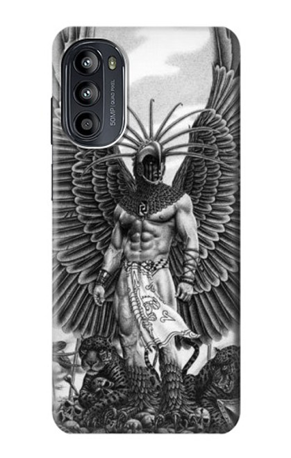 S1235 Aztec Warrior Case For Motorola Moto G52, G82 5G