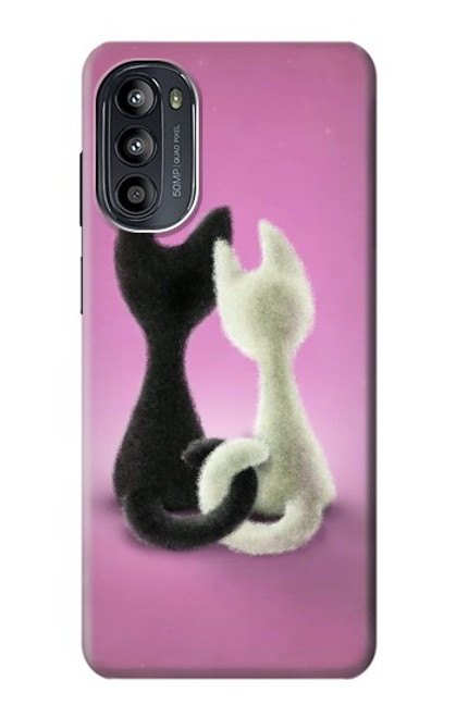 S1832 Love Cat Case For Motorola Moto G52, G82 5G