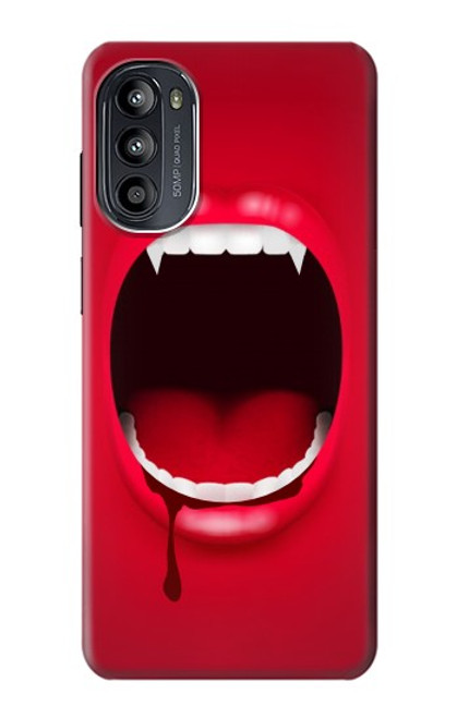 S2103 Vampire Mouth Case For Motorola Moto G52, G82 5G