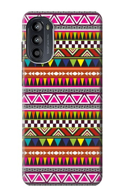 S2292 Aztec Tribal Pattern Case For Motorola Moto G52, G82 5G