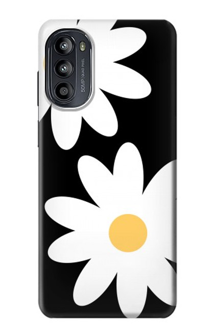 S2315 Daisy White Flowers Case For Motorola Moto G52, G82 5G