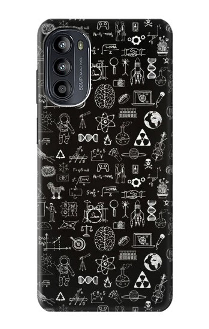 S3426 Blackboard Science Case For Motorola Moto G52, G82 5G