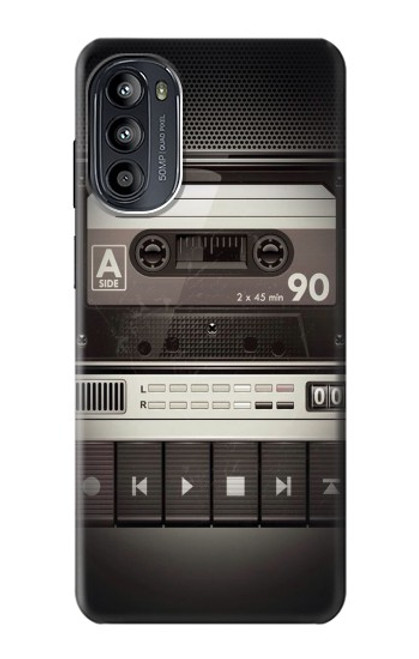 S3501 Vintage Cassette Player Case For Motorola Moto G52, G82 5G