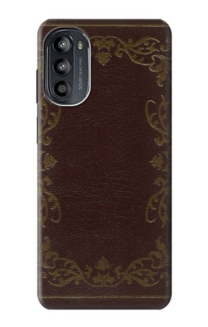 S3553 Vintage Book Cover Case For Motorola Moto G52, G82 5G