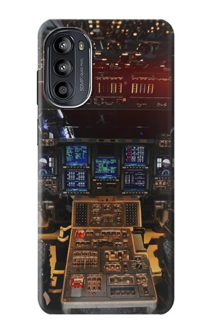 S3836 Airplane Cockpit Case For Motorola Moto G52, G82 5G