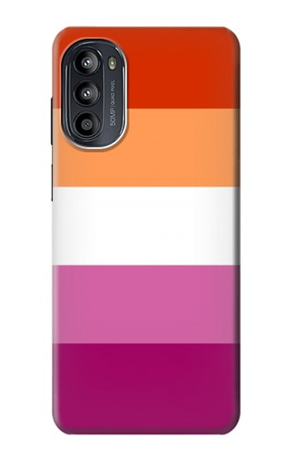 S3887 Lesbian Pride Flag Case For Motorola Moto G52, G82 5G