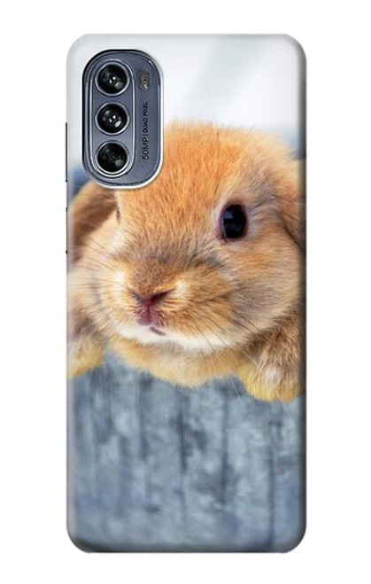 S0242 Cute Rabbit Case For Motorola Moto G62 5G