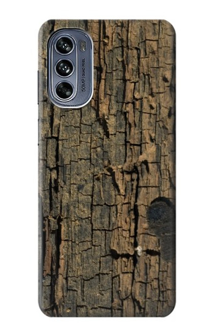 S0598 Wood Graphic Printed Case For Motorola Moto G62 5G
