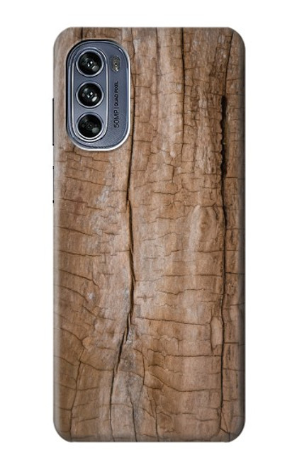 S0599 Wood Graphic Printed Case For Motorola Moto G62 5G