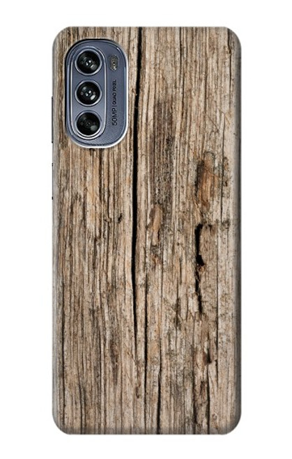 S0600 Wood Graphic Printed Case For Motorola Moto G62 5G